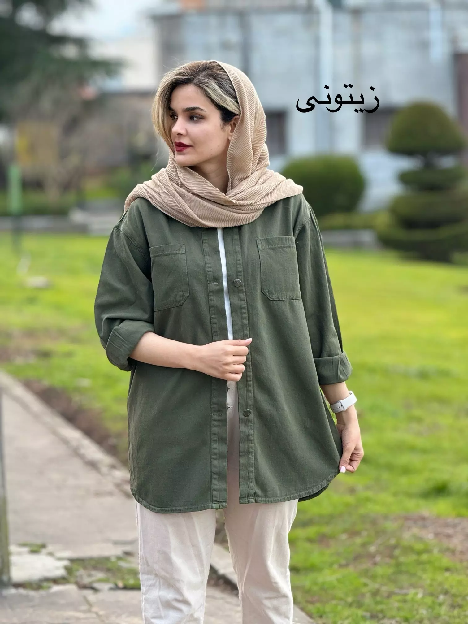مانتو کتان زارا پلاس بلند ( دارای ایراد جزئی )